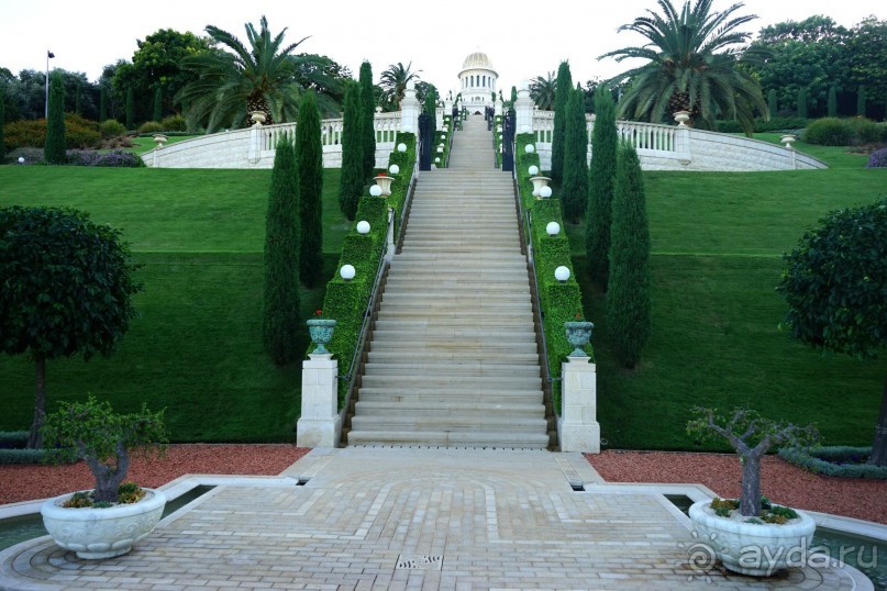 Бахайские сады Хайфы.