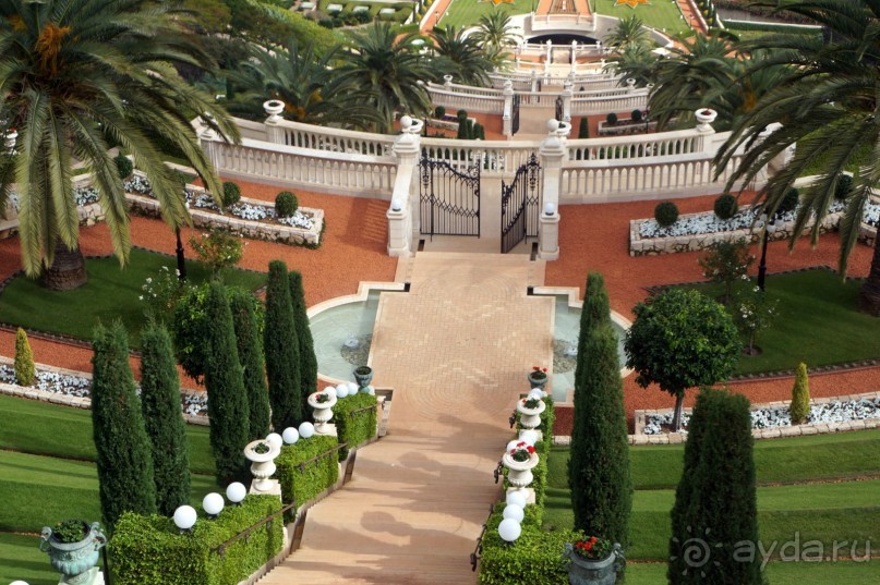 Бахайские сады Хайфы.