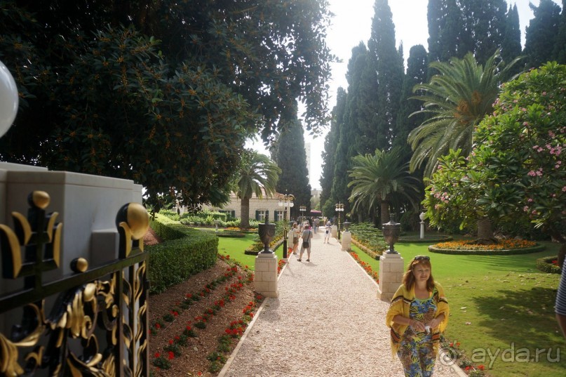Бахайские сады Хайфы.