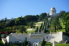 Бахайские сады Хайфы.