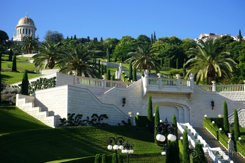 Альбом отзыва "Бахайские сады Хайфы."