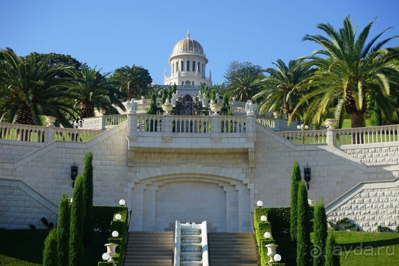 Альбом отзыва "Бахайские сады Хайфы."