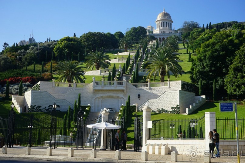 Альбом отзыва "Бахайские сады Хайфы."