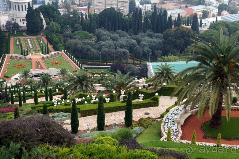 Альбом отзыва "Бахайские сады Хайфы."