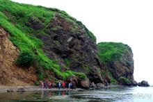 Бухта  Тихая. Восточный берег Сахалина.