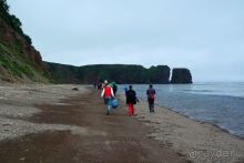 Бухта  Тихая. Восточный берег Сахалина.