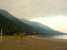 пляж пансионата Гагра