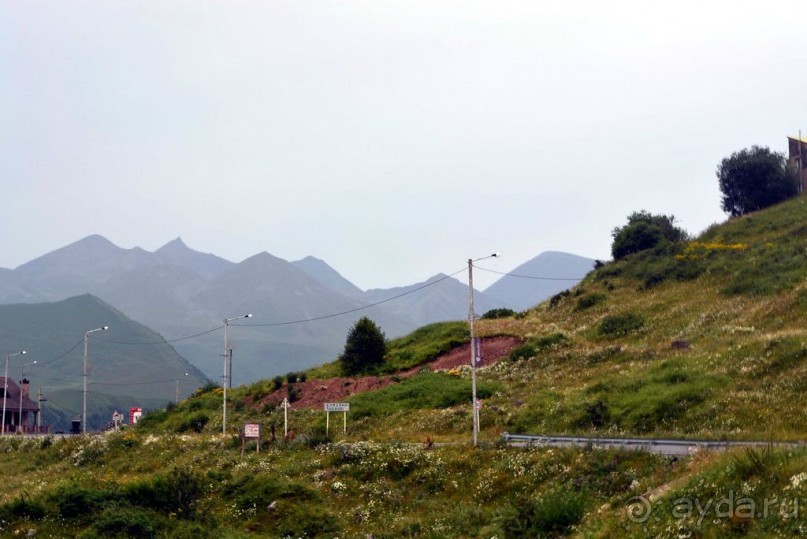 Гудаури и Крестовый перевал наверху