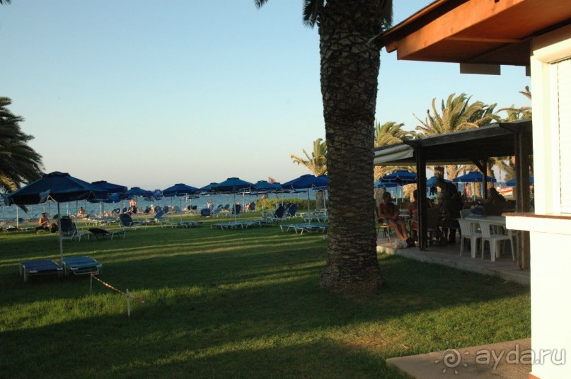 Территория отеля.