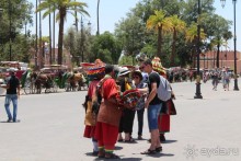 Полщадь Джемма эль Фна (тайное фото) водоносы