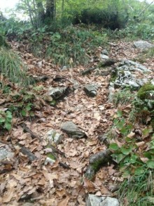 Вот он - скользкий спуск Агурского ущелья