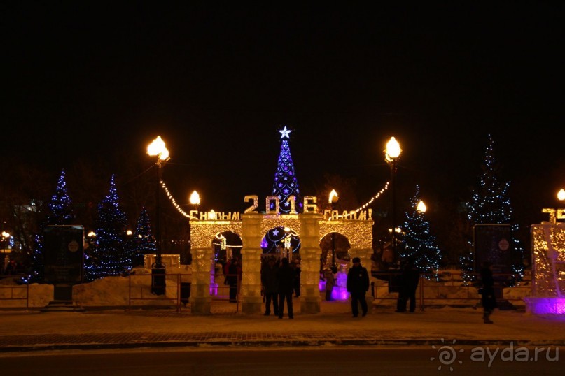 Сквер Кирова - новогодняя мекка горожан