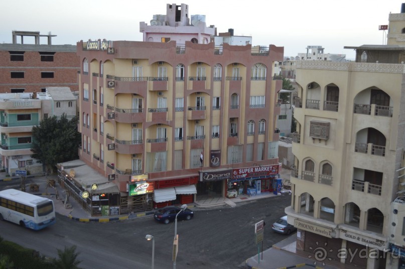 вид с балкона отеля