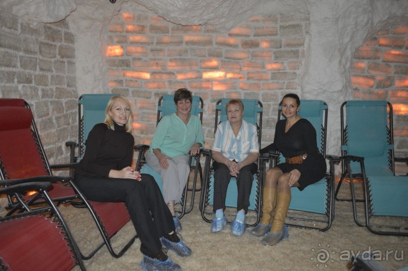 в соляной пещере