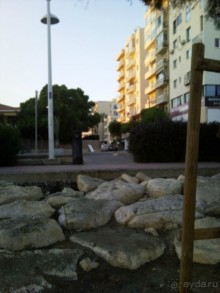 Вид на отель с пляжа