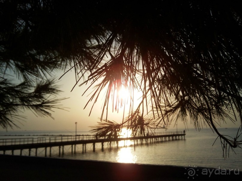 Восход у отеля