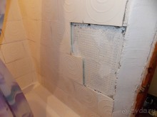 Плитка в ванной.