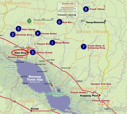 Маршруты по храмам Ангкора (1-7 дней) – готовые варианты, схемы, фото, рекомендации