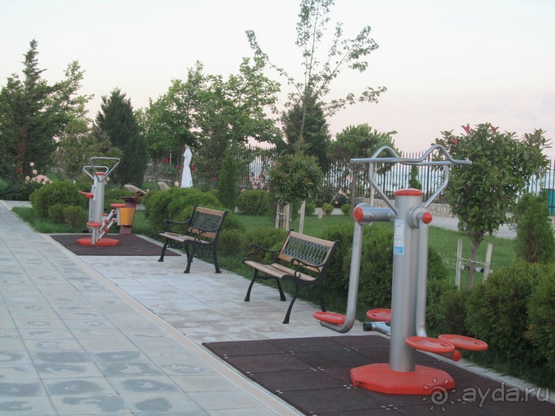 тренажеры на территории для любителей спорта