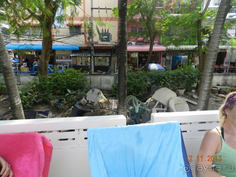 Вид с территории бассейна