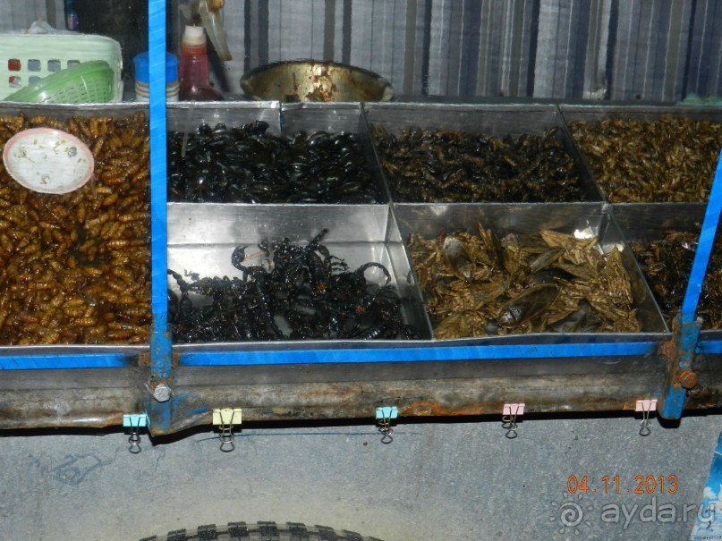 Жареные насекомые Жареные насекомые