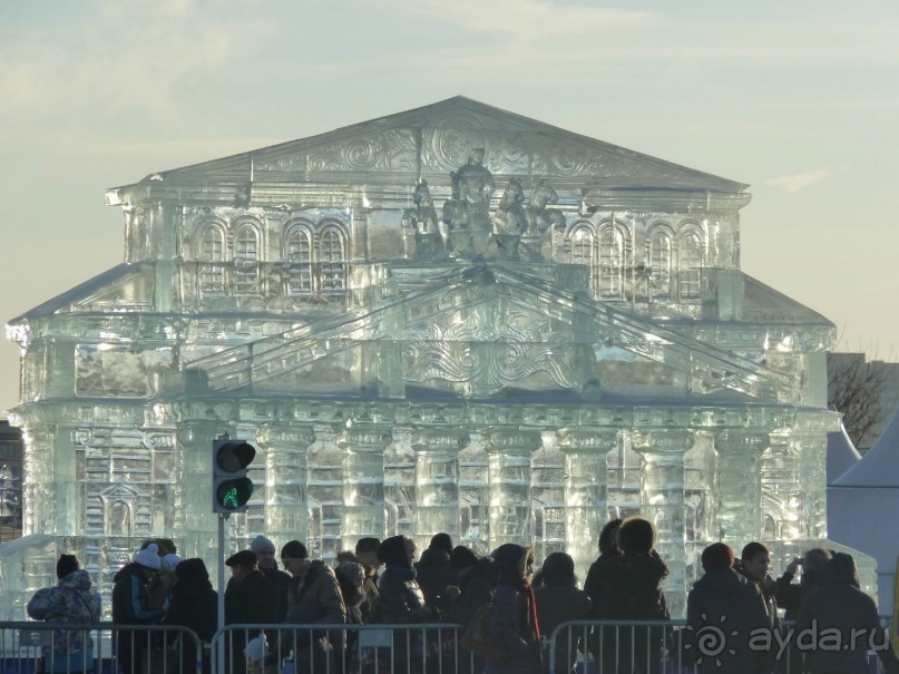 Ледяное царство в новогодней Москве